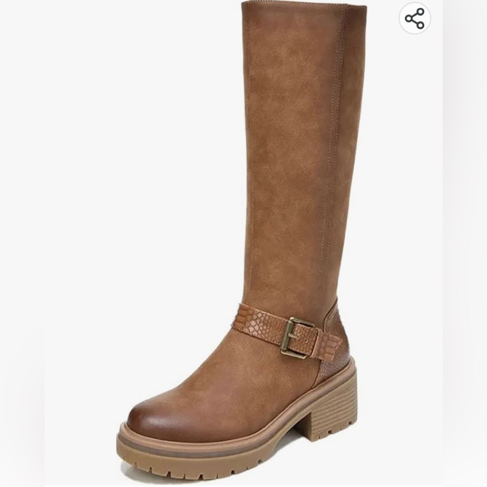 Naturalizer Women's Adler Knee High Boot size 8 wide calf